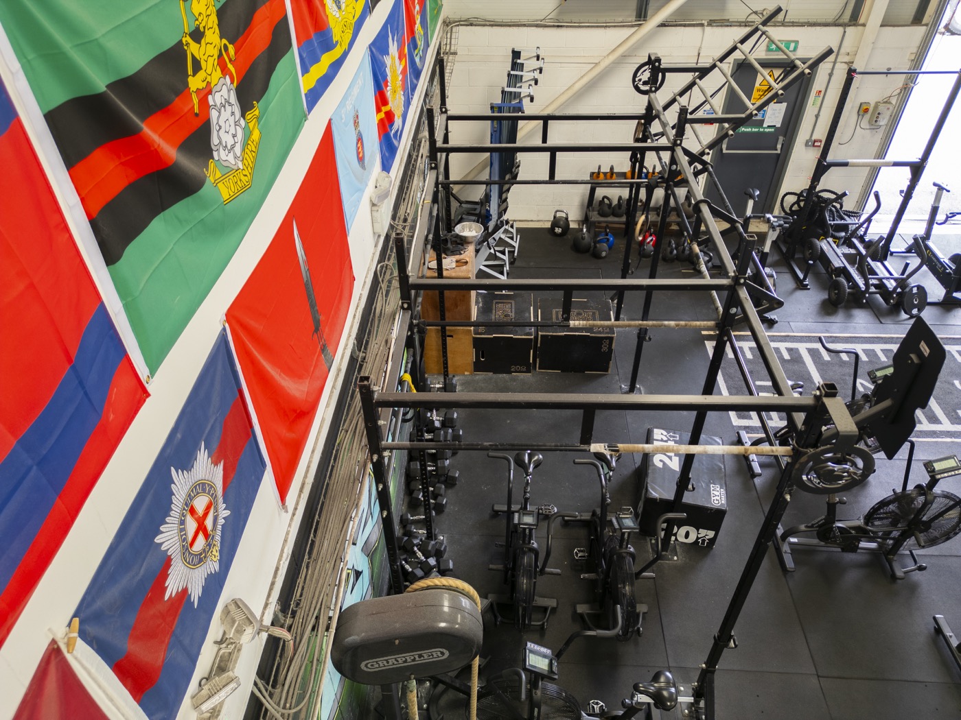 Drone view of GRIMS facility exterior